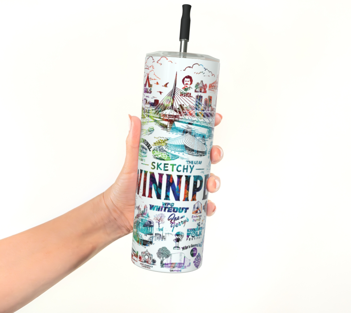 Sketchy Winnipeg Tumbler - COLOUR
