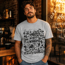 Load image into Gallery viewer, Sketchy Winnipeg Tshirt - Heather Grey