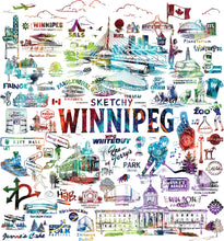 Load image into Gallery viewer, Sketchy Winnipeg White Tshirt — COMING SOON!