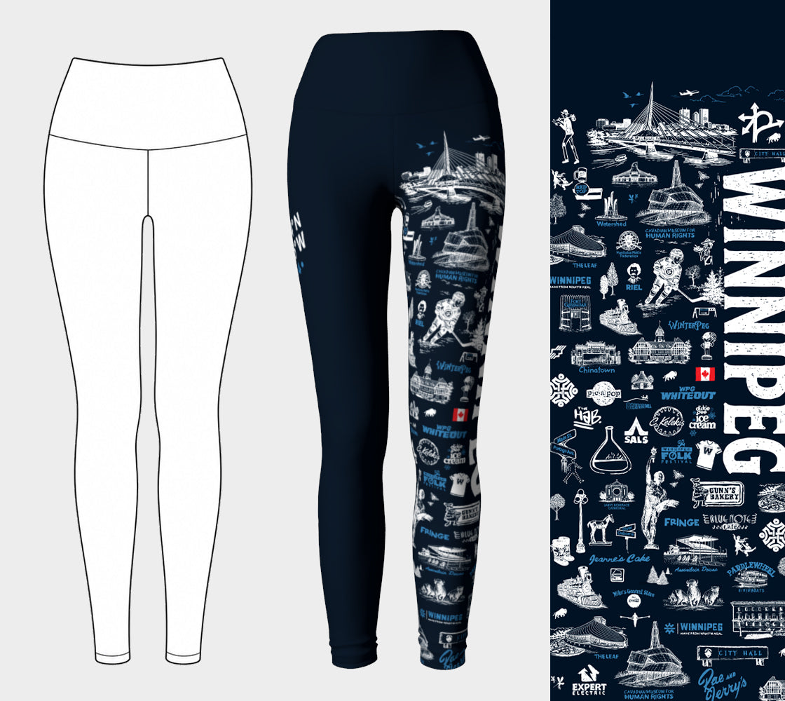 SKETCHY Winnipeg Performance Leggings