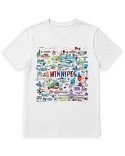 Load image into Gallery viewer, Sketchy Winnipeg White Tshirt — COMING SOON!