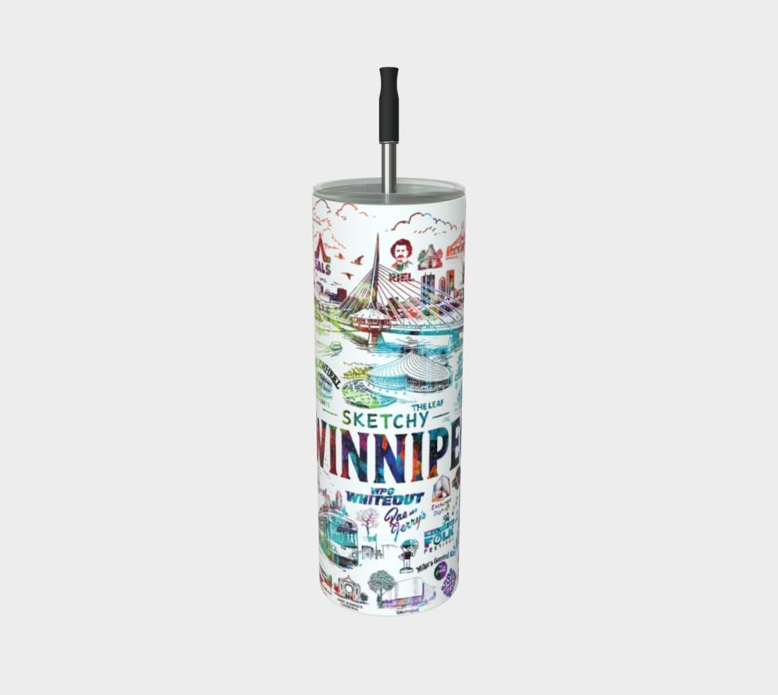 Sketchy Winnipeg Tumbler - COLOUR