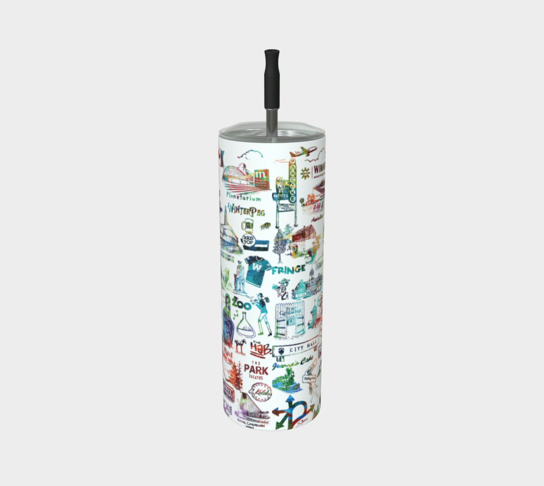 Sketchy Winnipeg Tumbler - COLOUR