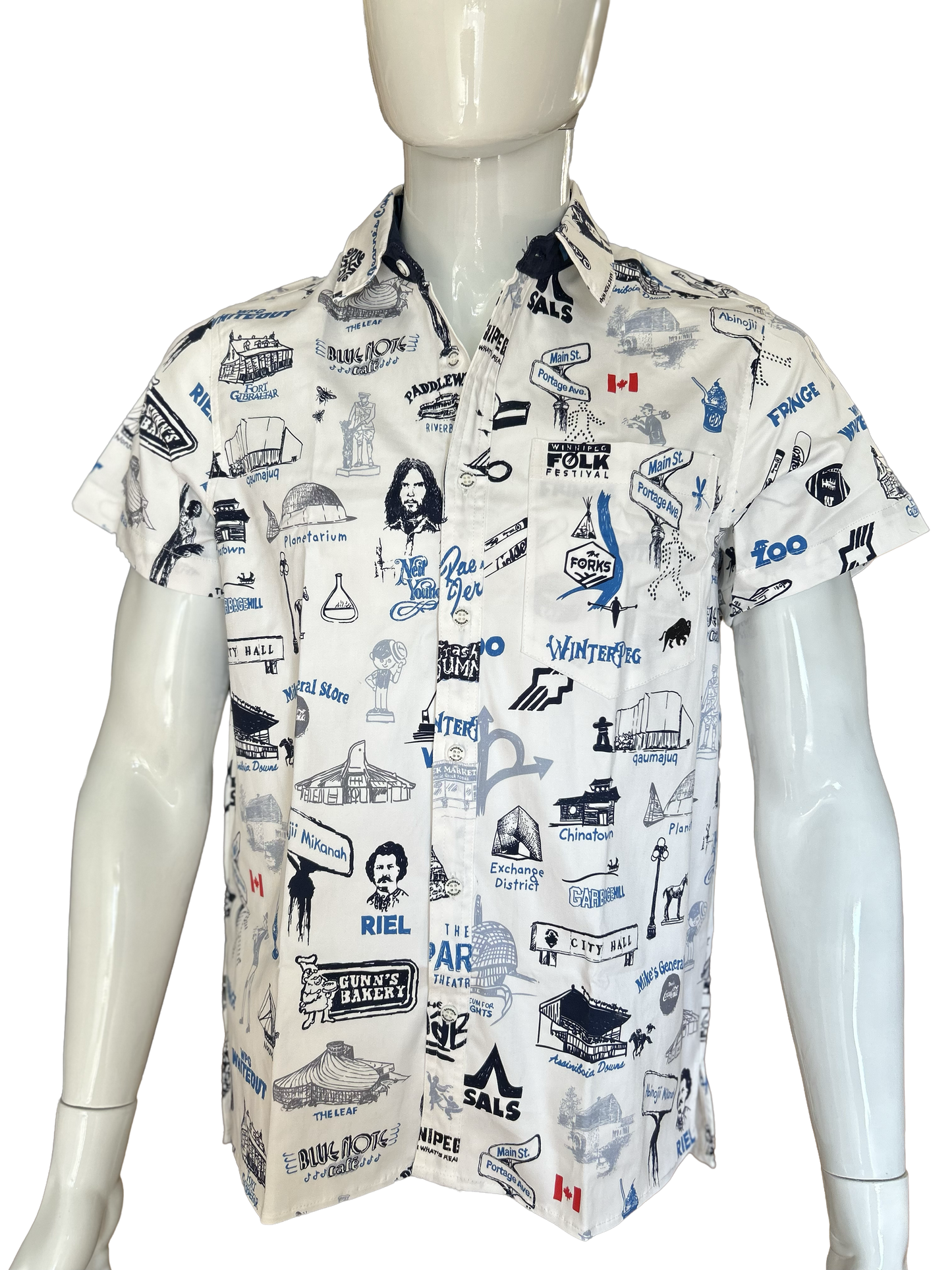 SKETCHY WINNIPEG - New cotton fabric