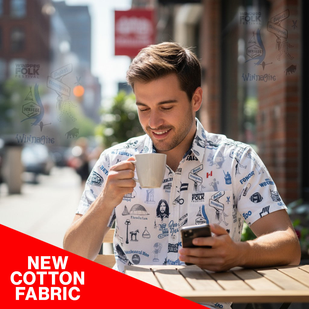 SKETCHY WINNIPEG - New cotton fabric